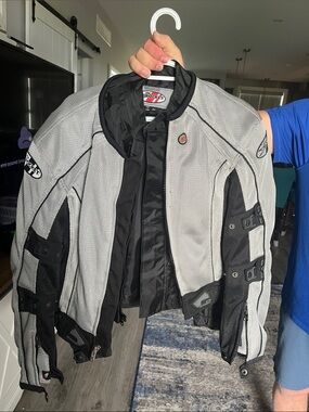 Joe Rocket Gray and Black Touring Mesh Jacket